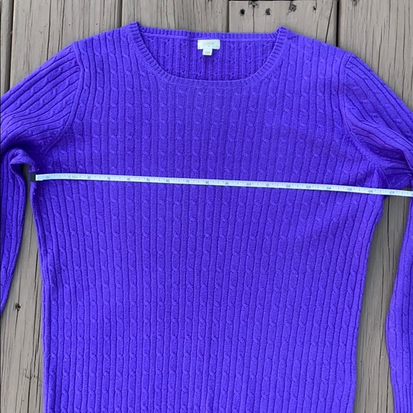 J. Crew purple sweater size XS - Picture 4 of 5
